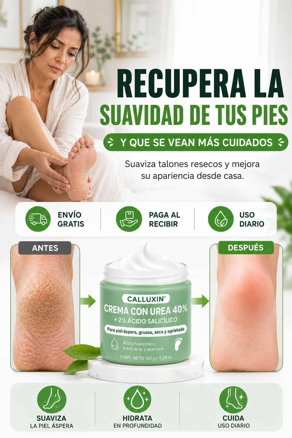 Crema para Callos CALLUXIN - Recupera la suavidad de tus pies