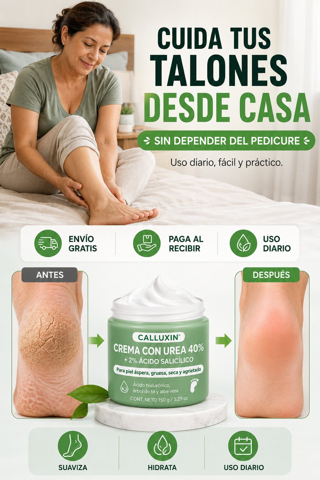 Crema para Callos CALLUXIN - Cuida tus talones desde casa